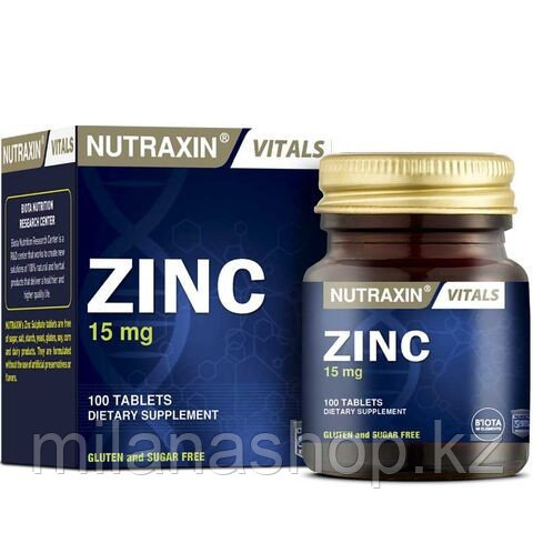 Nutraxin Zinc  - Цинк 100 таблеток, фото 1