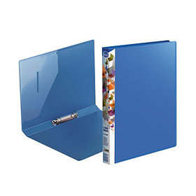 Папка на четырех кольцах D-25мм, А4, ширина 35мм, синий, Forofis