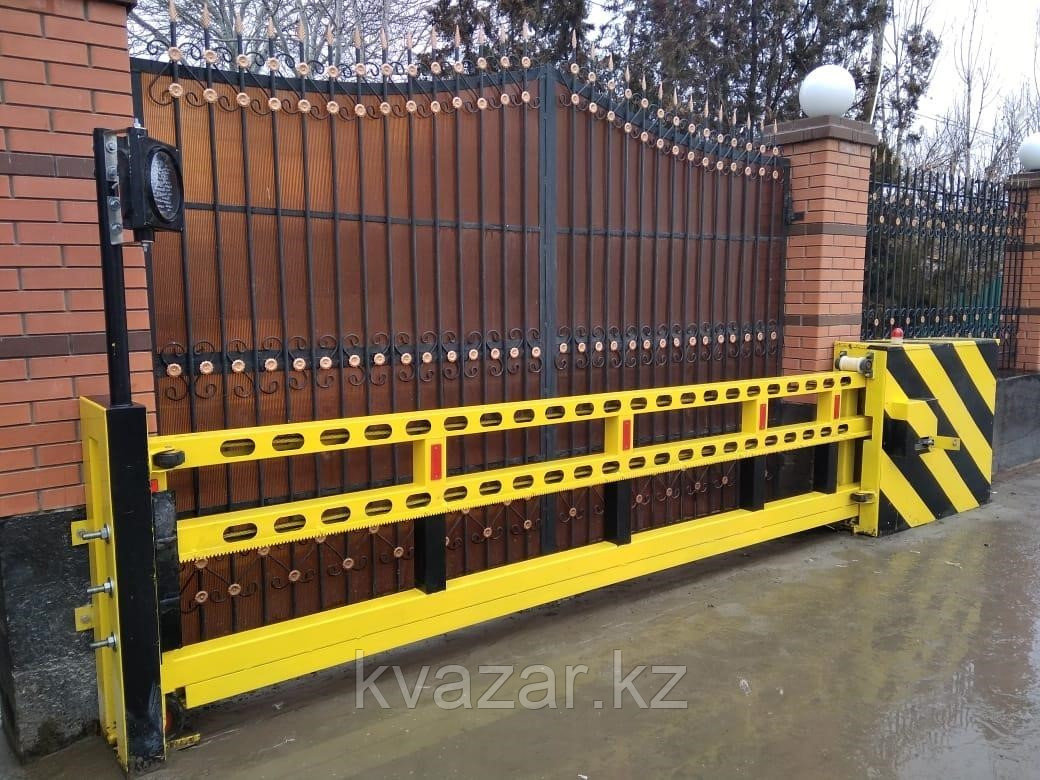 Противотаранный шлагбаум электромеханический "БУК-РК"(эм) с горизонтальным поворотом стрелы от 3000 до 6000мм .категория К-12 (РК)