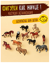Фигурки игровые домашние животные "Лошади Скакуны" 6 штук, фото 3