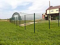 Секция Оптима Лайт из прутка 3,5 мм, 2535x1730 с ячейкой 55х200 RAL6005 (зеленый)