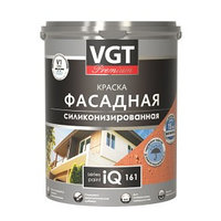 Краска фасадная VGT Premium iQ161 силиконизированная База А 3,1кг