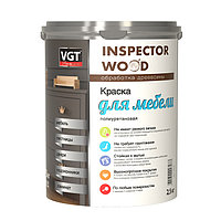 Краска для мебели VGT Супербелая База А полиуретановая полуматовая 1 кг