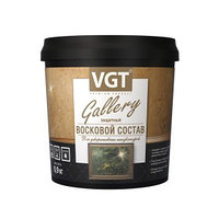Защитный восковой состав VGT для декоративной штукатурки с перламутром 0,9кг