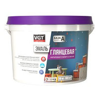 Эмаль VGT глянцевая База А Супербелая 0,5кг