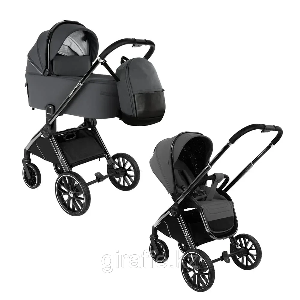 Коляска 2 в 1 Pituso Mayla Luxury Dark Grey, фото 1