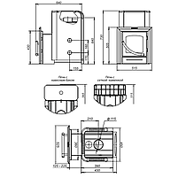 Банная печь Ермак 16-ПС Классика., фото 6