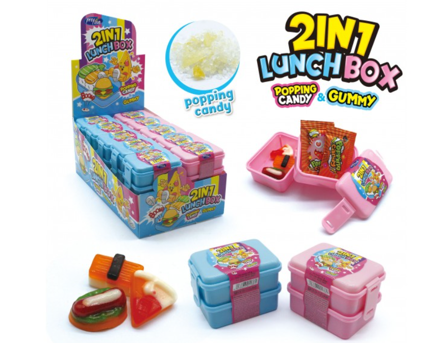 Мармелад + шипучка Lunch Box 15 гр (24 шт в уп)