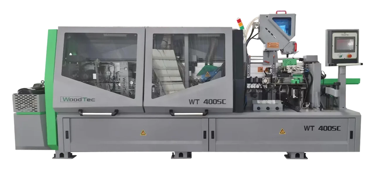 Станок для облицовывания кромок мебельных деталей WOODTEC WT-400SC, фото 1