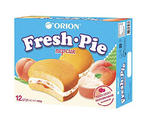 Orion бисквитное пирожное Fresh Pie Персик, 12 х 25