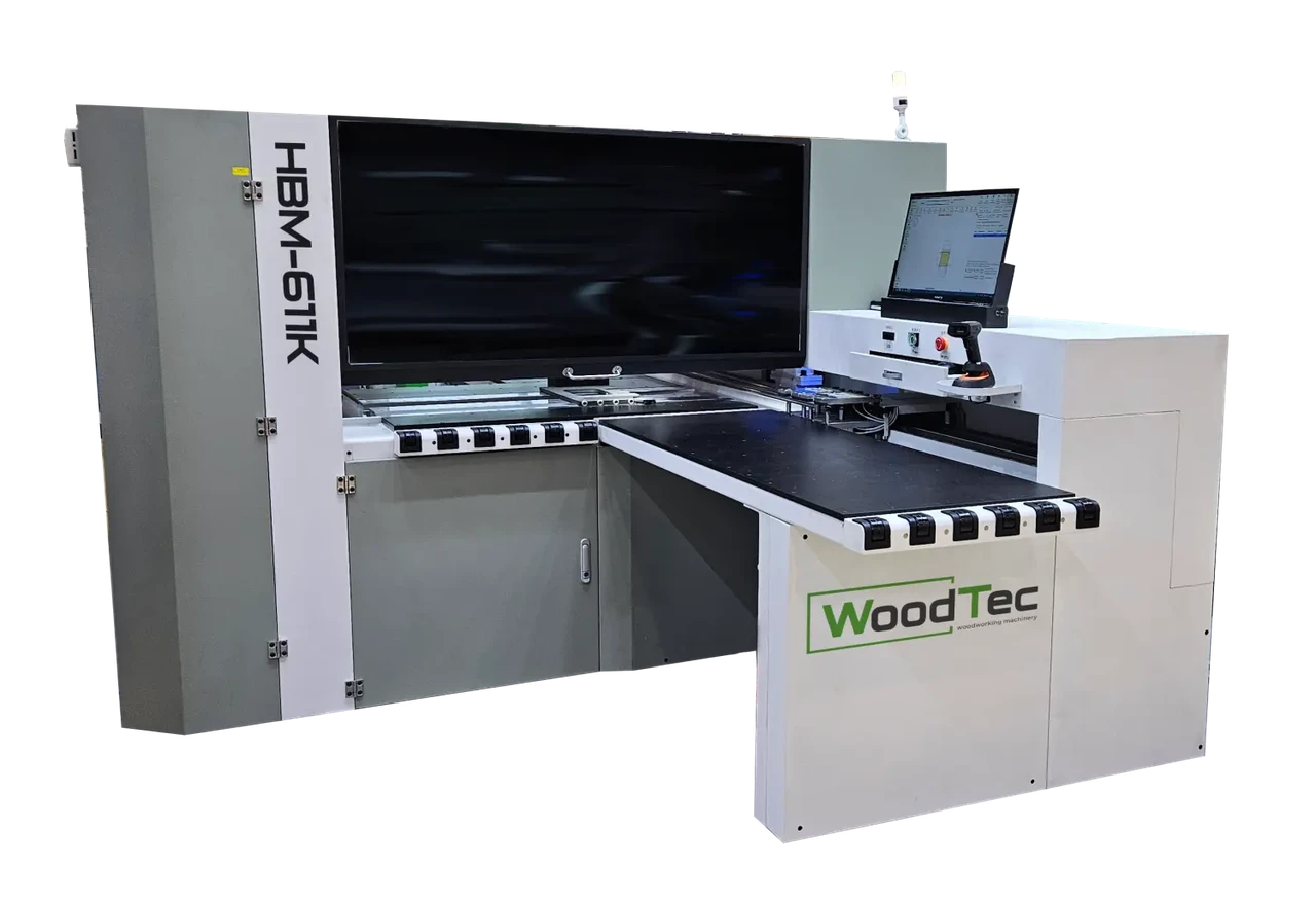 Автоматический сверлильно-присадочный станок с ЧПУ WoodTec HBM 611K, фото 1