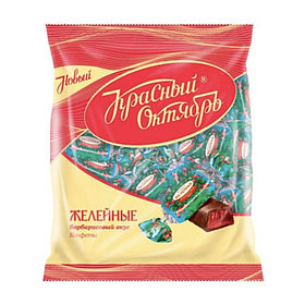 Красный октябрь конфеты желейные со вкусом барбариса, 250 гр