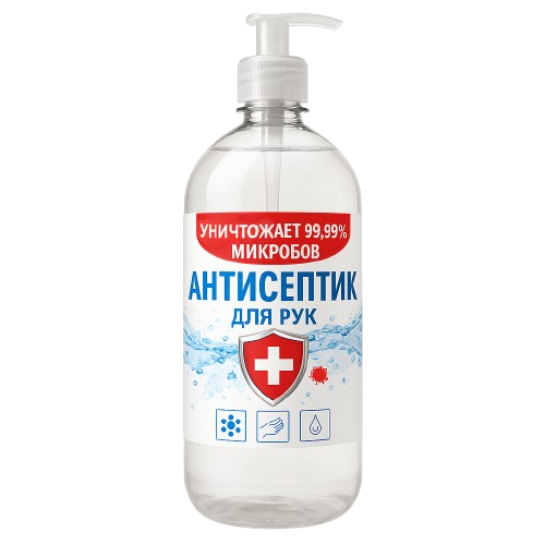 Антисептик 1л с помпой жидкий