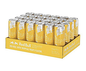 Red Bull Yellow Edition энергетический напиток, 250 мл, 24 штуки