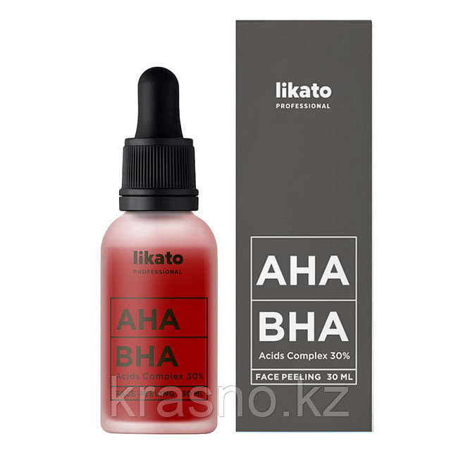 Пилинг для лица мультикислотный с AHA+BHA 30%, LIKATO 30мл