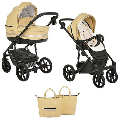 Коляска 2в1 Pituso Luna Кожа