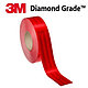 Лента светоотражающая 3М для контурной маркировки транспорта Diamond Grade 983-72, 53,5 мм x 50 м, красная - фото 1 - id-p123544187