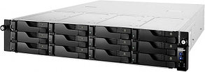 Asustor Сетевое хранилище ASUSTOR AS6512RD, 12 Bay NAS, Quad-Core 2.1GHz CPU, 2.5GbE Port, 8GB RAM DDR4, 2U +