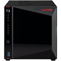Asustor Сетевое хранилище ASUSTOR AS5404T, 4 Bay NAS, Quad-Core 2.0GHz CPU, Dual 2.5GbE Ports, 4GB DDR4, Four