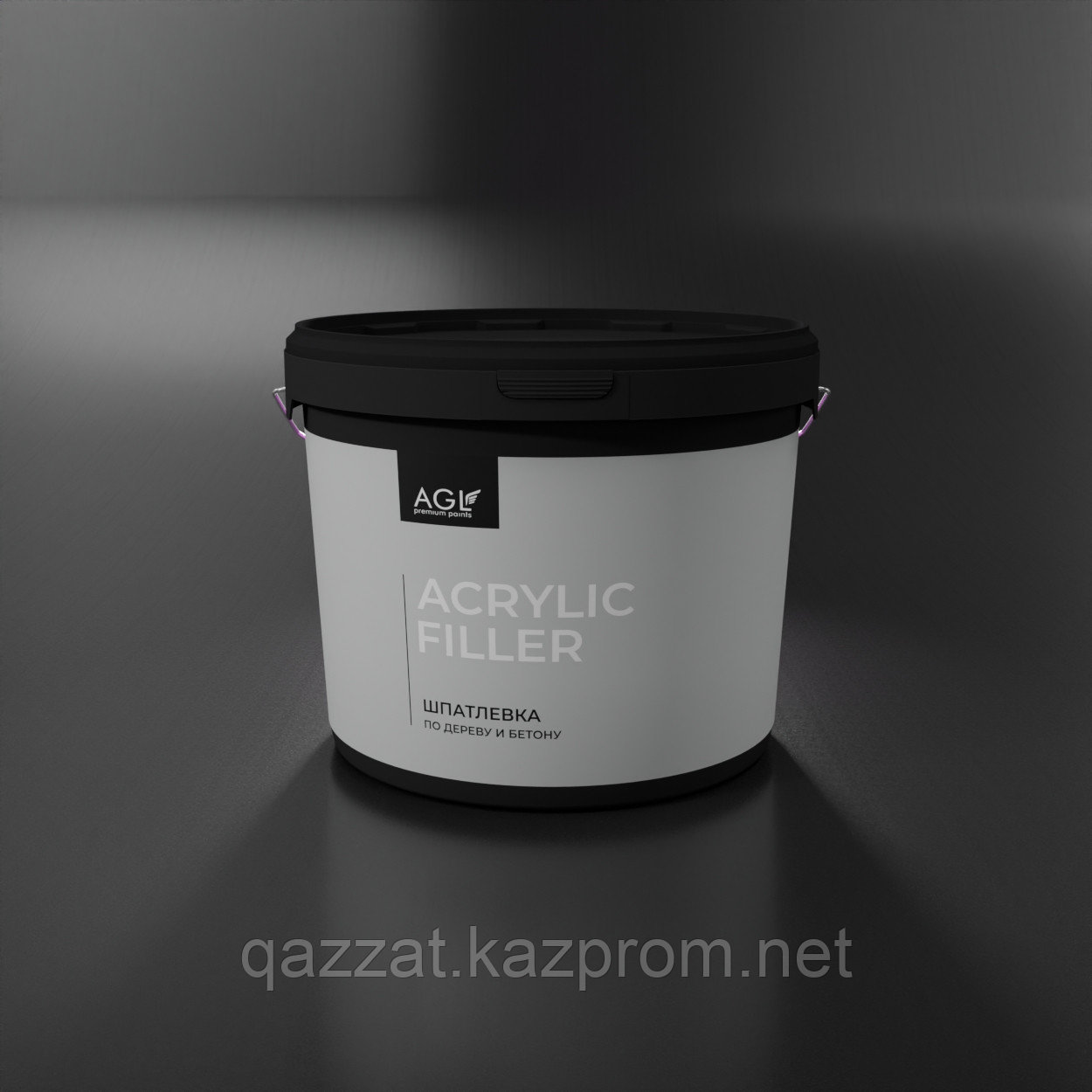 Шпатлевка AGL ACRYLIC FILLER  по дереву и бетону (цветная) 1,5 кг