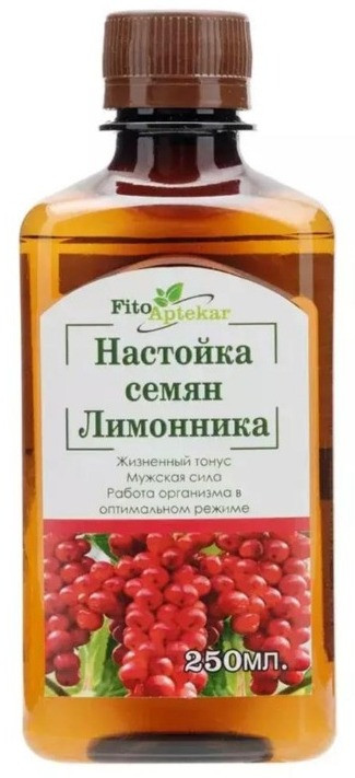 Лимонника семена, настойка 250 мл, глицерин