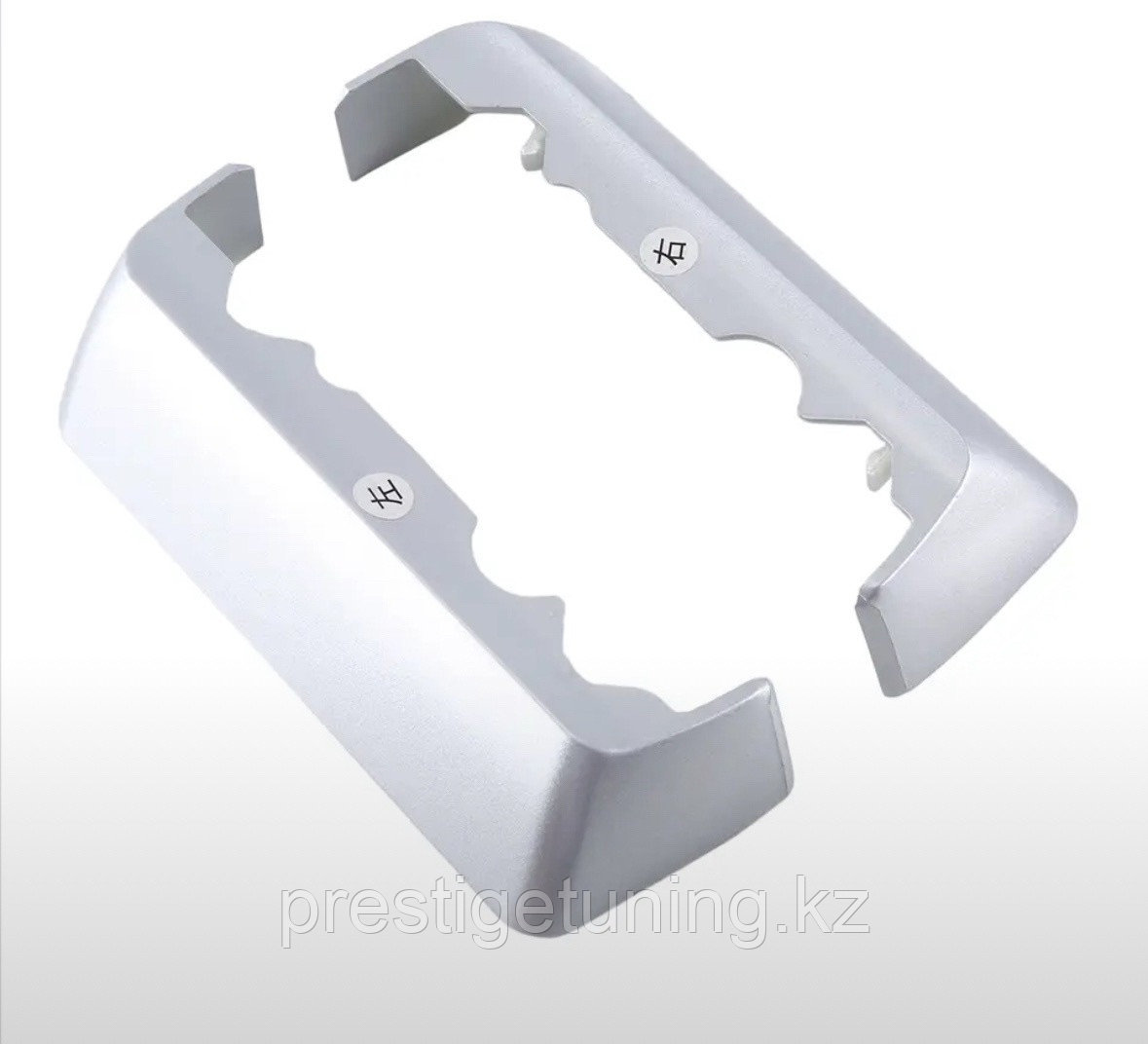 Крышка рейлинга на Land Cruiser Prado 150 2010-23 (серый цвет) центральная левая (L)