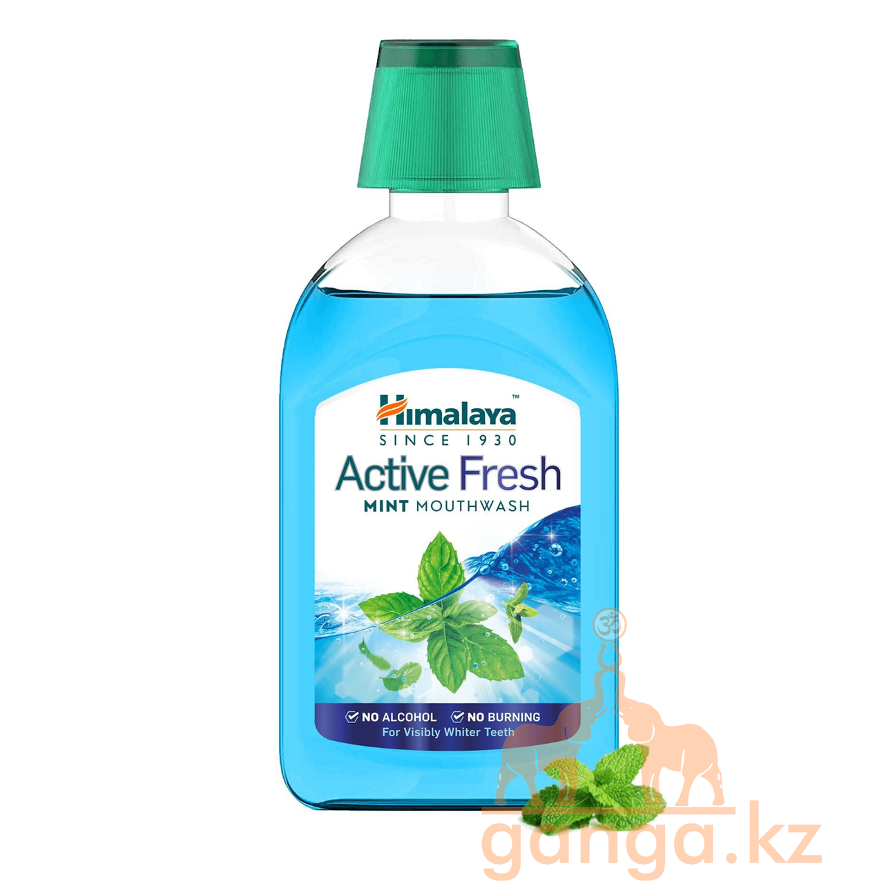 Ополаскиватель для рта с мятой (Mint mouthwash Himalaya), 215 мл