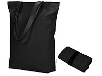 Сумка Fixy из переработанного хлопка с фиксирующей эластичной лентой, черный