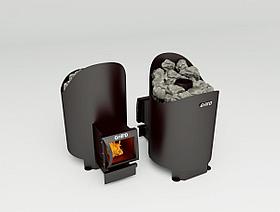 Дровяная банная печь Grill'D Aurora 160 Long (дверца со стеклом).