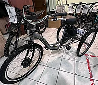 Электровелосипед, трехколесный 48v 350w, аккум. Li-ion 48v 12 A/H. Вес 30 Кг. 26".