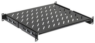 ITK 19" стационарная полка глубиной 600 мм , черная