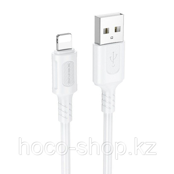 Зарядный кабель Borofone BX111 Feliz 2.4A charging data cable iPhone white