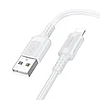 Зарядный кабель Borofone BX111 Feliz 2.4A charging data cable iPhone white, фото 2