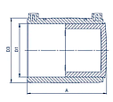 Заглушка электросварная SDR 11 FOX Fittings D160, фото 3