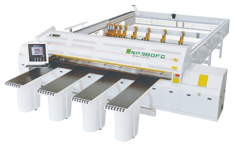 NP380FG. Пильный центр с передней загрузкой