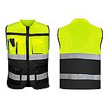 Жилет сигнальный WORKER лимонный, фото 2
