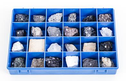 Коллекция из 24 горных пород