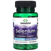 Селен хелат глицинат, 200 мкг, 90 капсул (Albion Selenium Complex), Swanson,