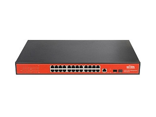 Wi-Tek WI-PMS326GF Управляемый гигабитный L2 коммутатор с функцией PoE, фото 1