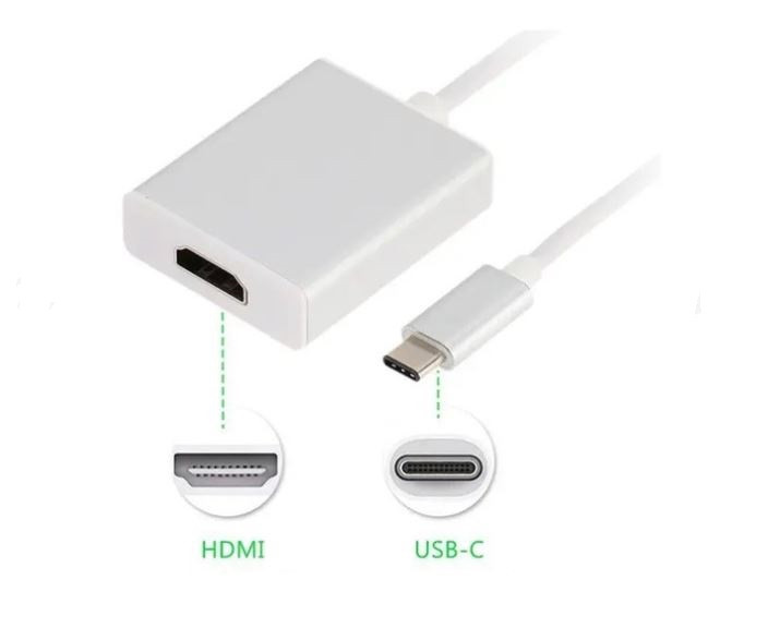 Переходник видеоконвертер TYPE-C на HDMI с USB 3.1-C, фото 1