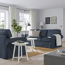 Диван-кровать 3-местный ЭКТОРП, Xylanda темно-синий ИКЕА, IKEA, фото 3