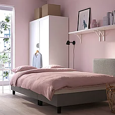 3-местный диван-кровать с козеткой ЭЛЬВДАЛЕН, Книса серый ИКЕА, IKEA, фото 4