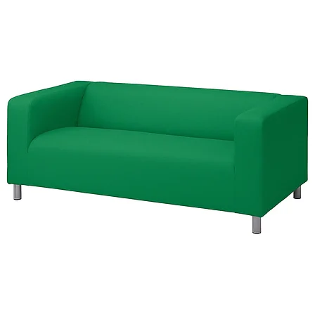 Диван 2-местный КЛИППАН Висле зеленый ИКЕА, IKEA, фото 1