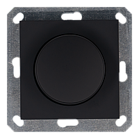 LED диммер 30-100W с накладкой - G (черный матовый - soft touch)