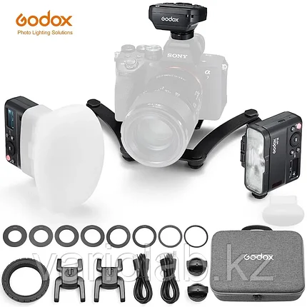 Комплект вспышек Godox MF12-DK3, дентальный, фото 1