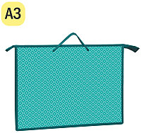 Папка ArtSpace Бирюзовый паттерн, А3, бирюзовый