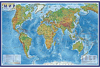 Globen карта мира физическая 120x78 см