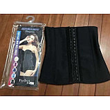 Корсет Orgin двуслойный латекс черный 2XL., фото 2