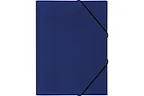 Папка на резинке Brauberg А4, 500мкм, синяя, фото 2