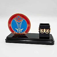 Памятная монета с гербом города Астаны